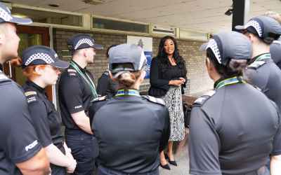 PCC Welcomes 60 New Recruits to Derbyshire Constabulary
