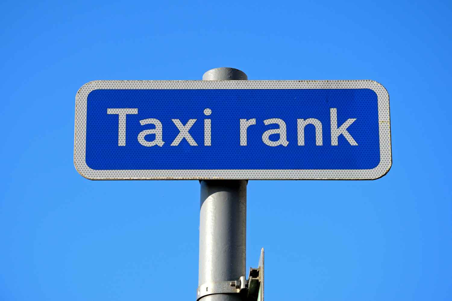 Taxi rank sign