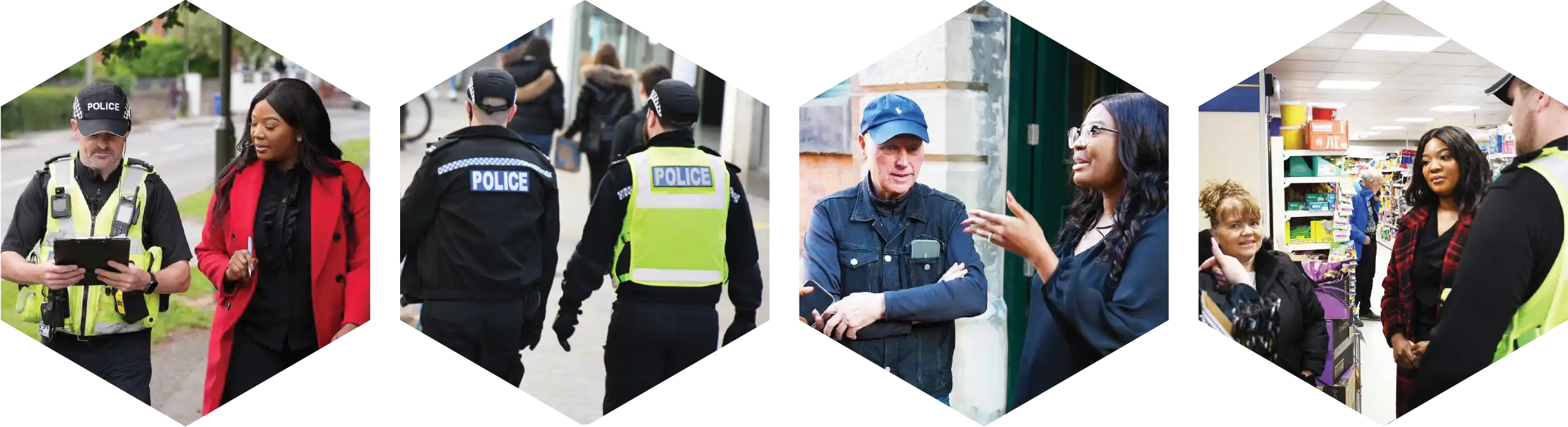 The PCC and Officers in and around Derbyshire